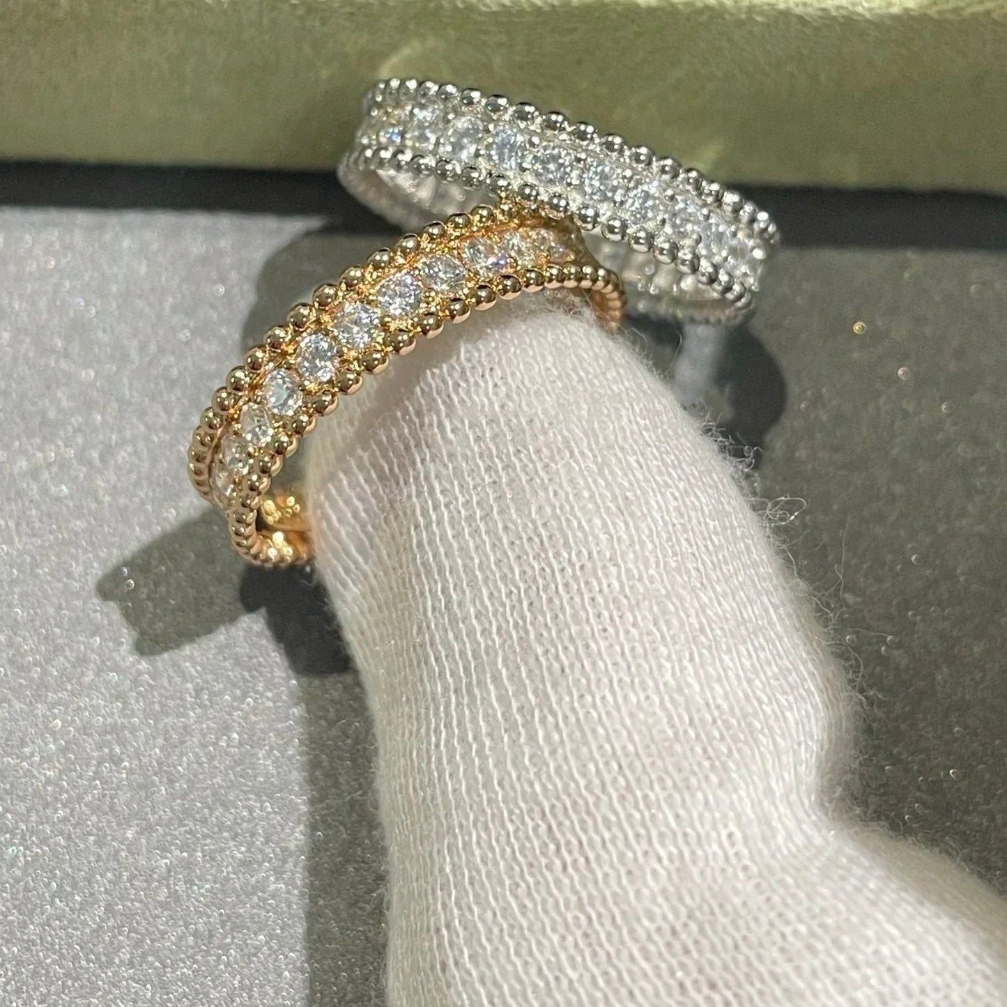 [Auream]PERLEE DIAMOND SILVER RING