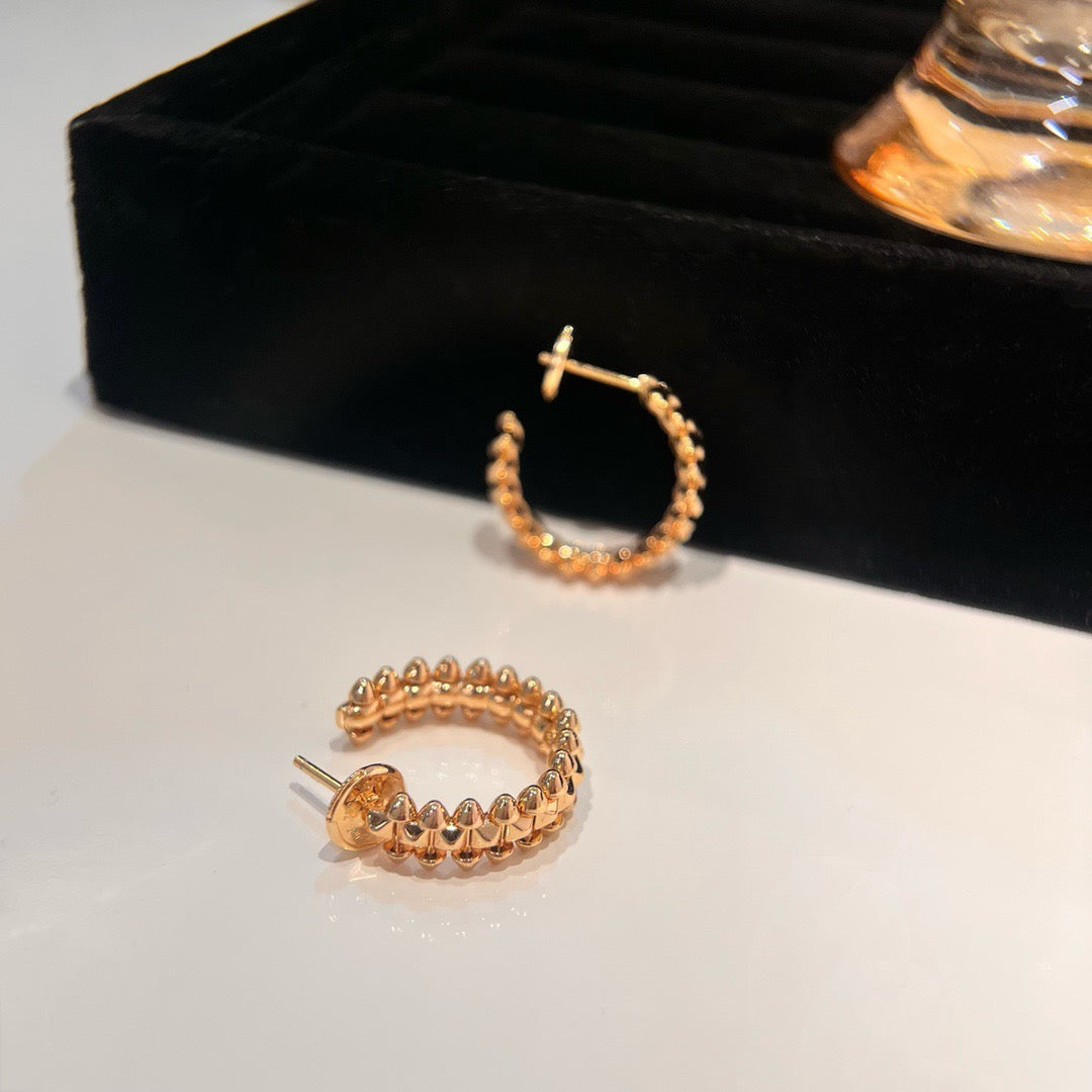[Auream]CLASH SMALL HOOP EARRINGS