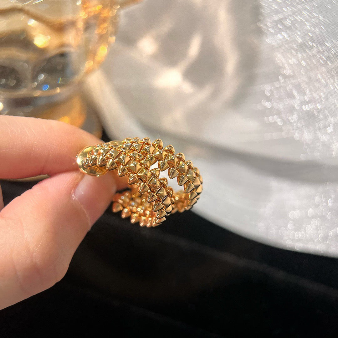 [Auream]CLASH SMALL HOOP EARRINGS