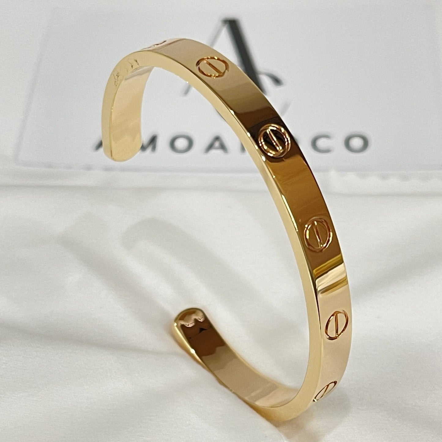[Auream]LOVE BRACELET 6.1MM OPEN CUFF