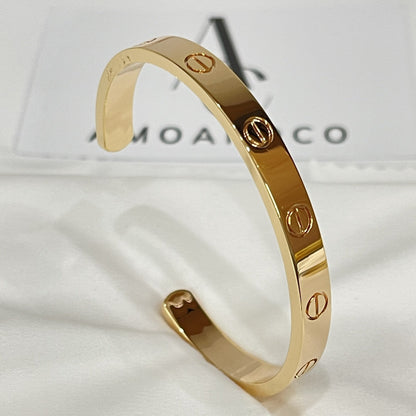 [Auream]LOVE BRACELET 6.1MM OPEN CUFF