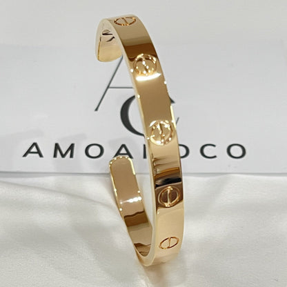 [Auream]LOVE BRACELET 6.1MM OPEN CUFF