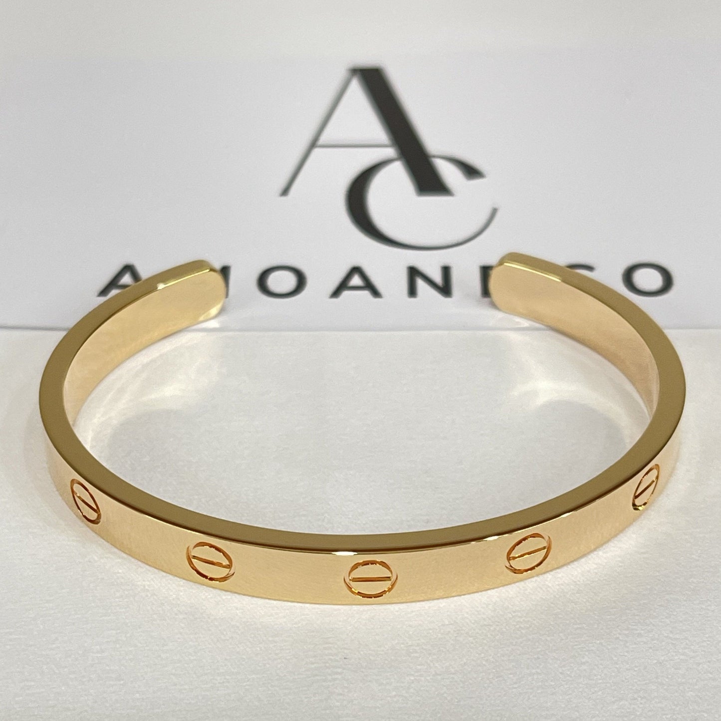 [Auream]LOVE BRACELET 6.1MM OPEN CUFF