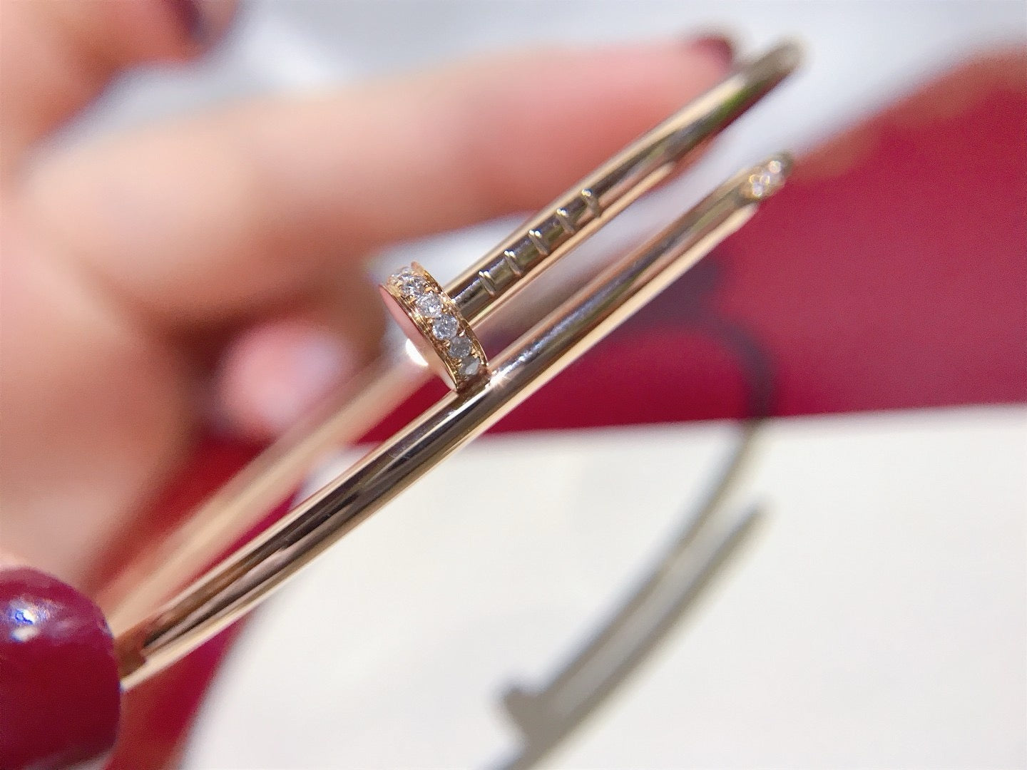 [Auream]JUSTE BRACELET 2.5MM DIAMONDS