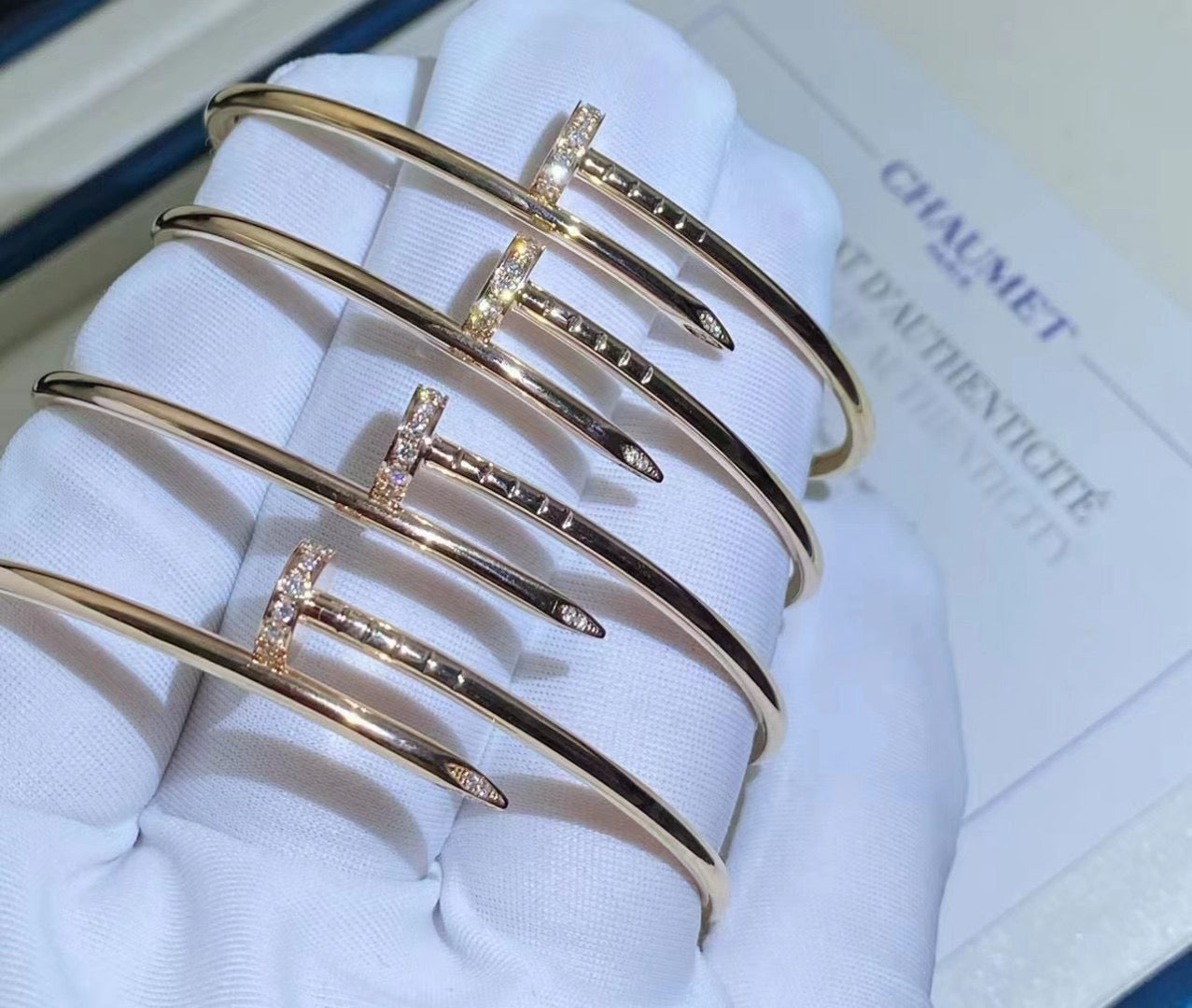 [Auream]JUSTE BRACELET 2.5MM DIAMONDS