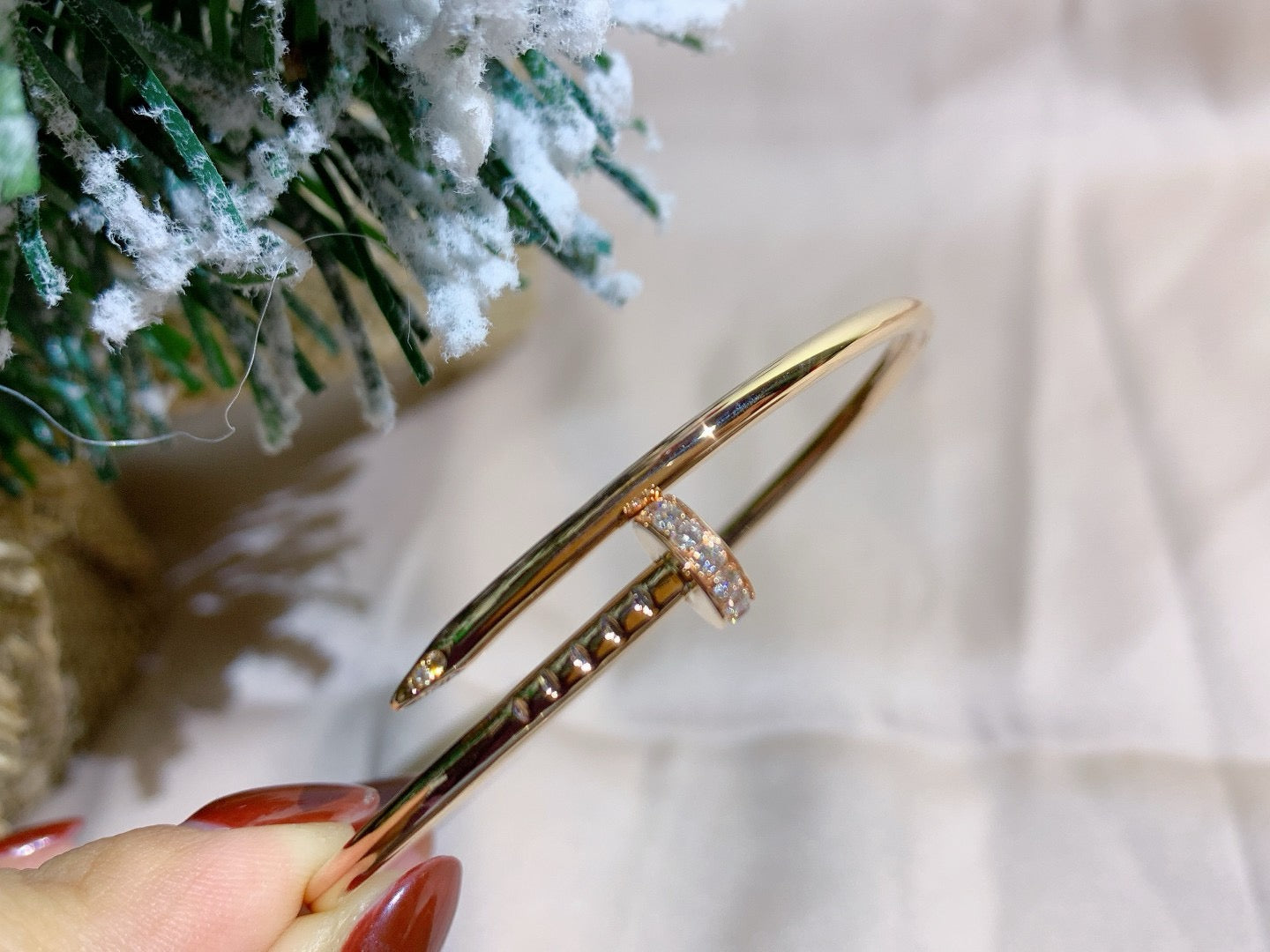 [Auream]JUSTE BRACELET 2.5MM DIAMONDS