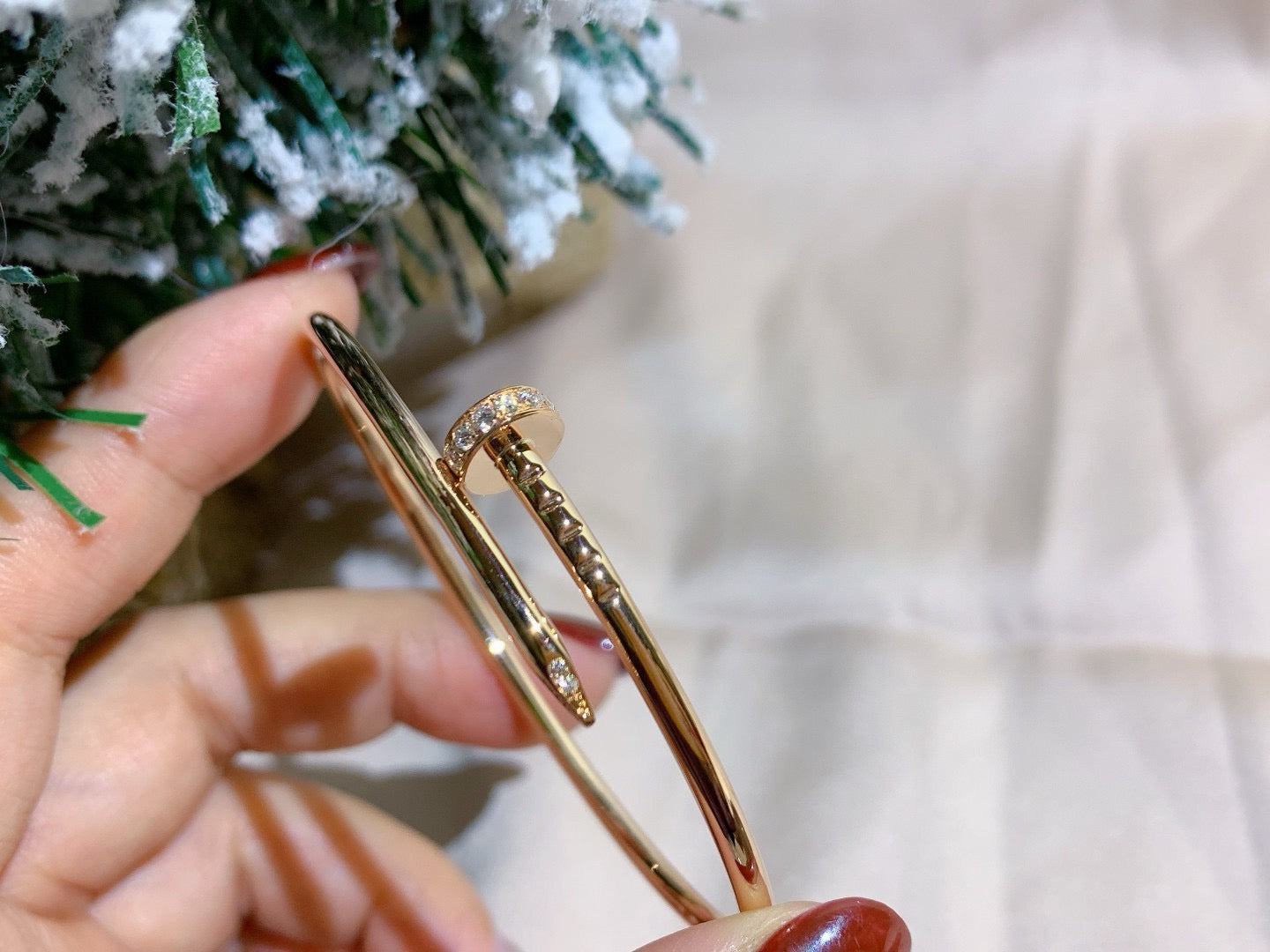 [Auream]JUSTE BRACELET 2.5MM DIAMONDS