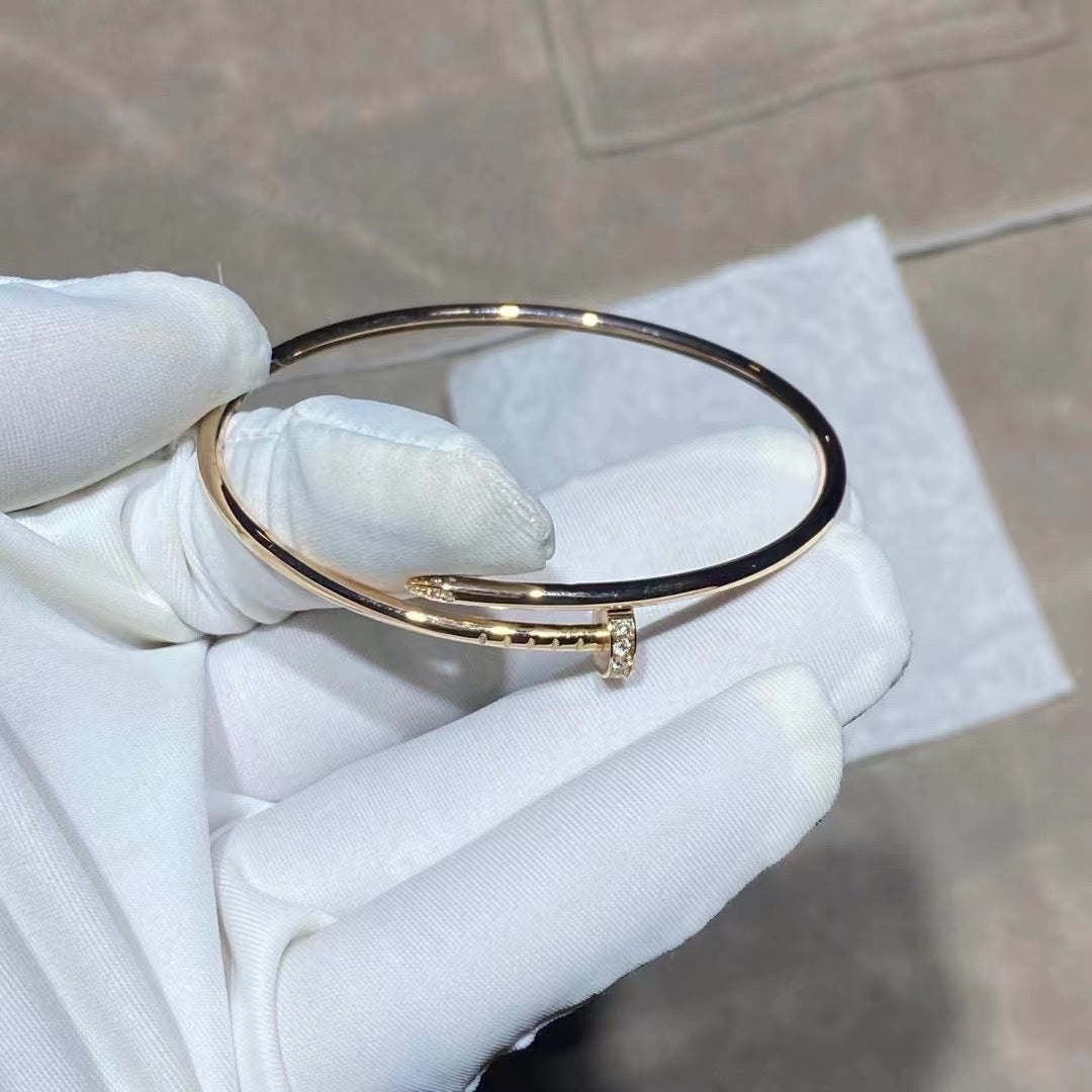 [Auream]JUSTE BRACELET 2.5MM DIAMONDS