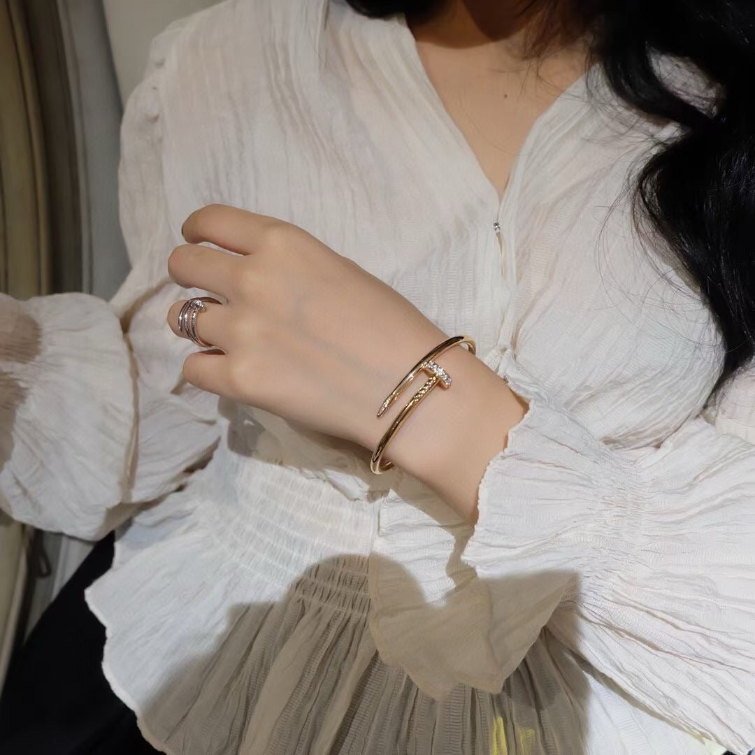 [Auream]JUSTE BRACELET 3.5MM DIAMONDS