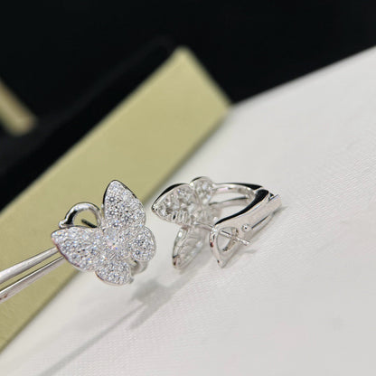[Auream]BUTTERFLY ALL DIAMOND EARRINGS