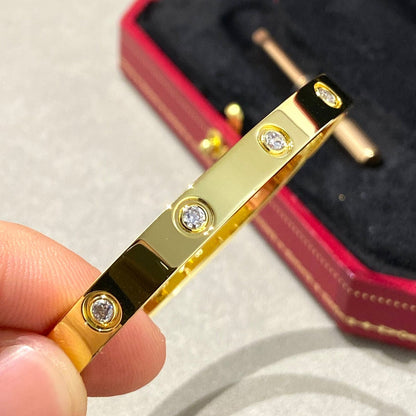 [Auream]LOVE BRACELET 6.1MM 10 DIAMONDS