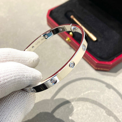 [Auream]LOVE BRACELET 6.1MM 10 DIAMONDS