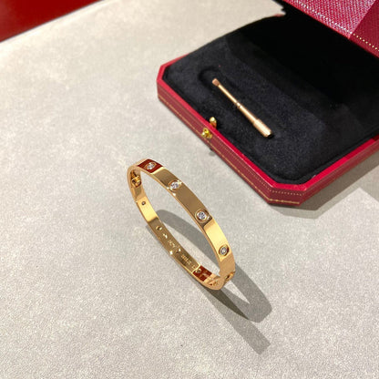 [Auream]LOVE BRACELET 6.1MM 10 DIAMONDS