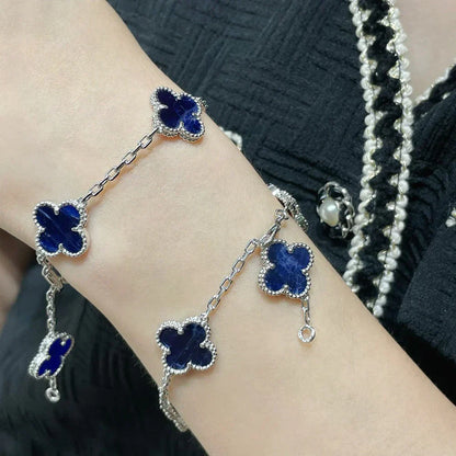 [Auream]CLOVER 5 MOTIF PIETERSITE BRACELET COLLECTION
