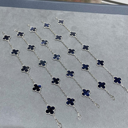 [Auream]CLOVER 5 MOTIF PIETERSITE BRACELET COLLECTION