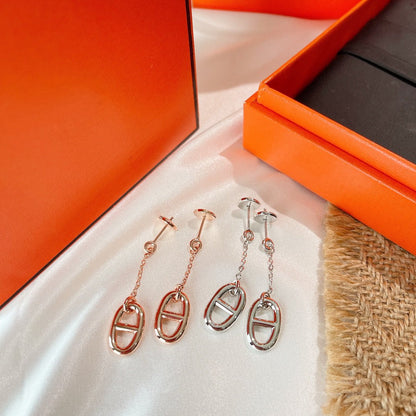 [Auream]CHAINE TASSEL EARRINGS