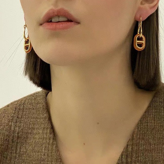 [Auream]HM O'MAILLON GOLD EARRINGS