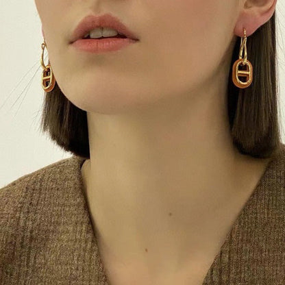 [Auream]HM O'MAILLON GOLD EARRINGS