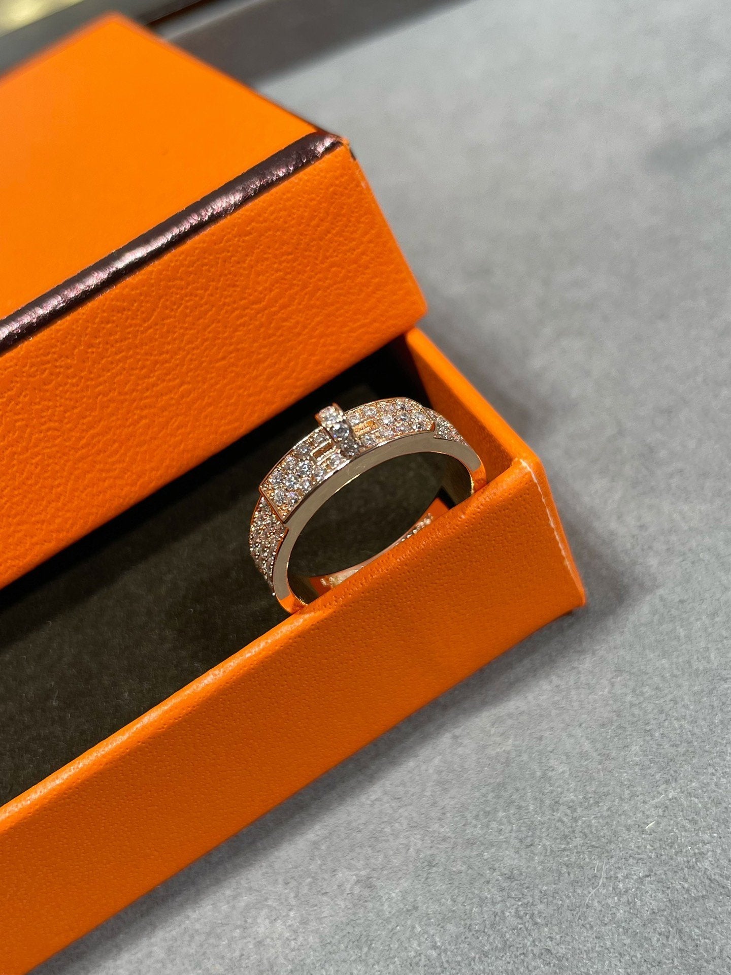 [Auream]KELLY PINK GOLD DIAMOND RING