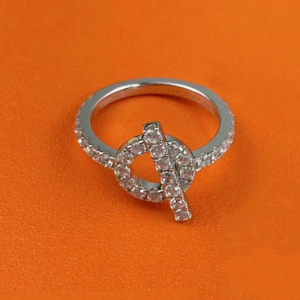 [Auream]ECHAPPEE RING SILVER DIAMOND