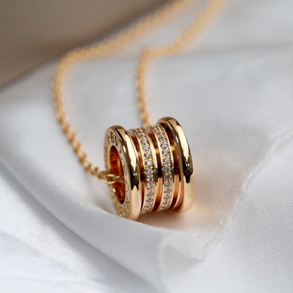 [Auream]ZERO 1 PINK GOLD DIAMOND NECKLACE
