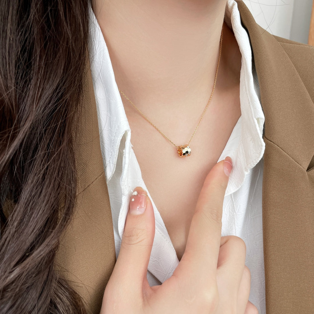 [Auream]BEE MINI PEDANT DIAMOND NECKLACE