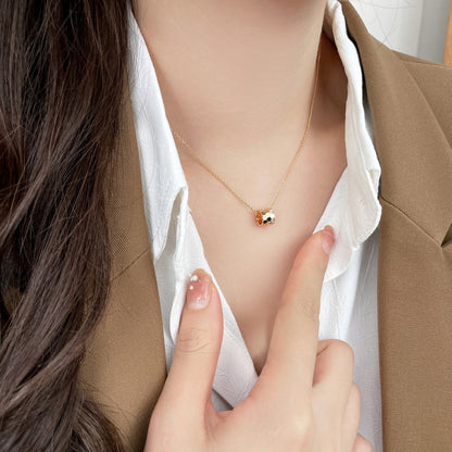 [Auream]BEE MINI PEDANT DIAMOND NECKLACE