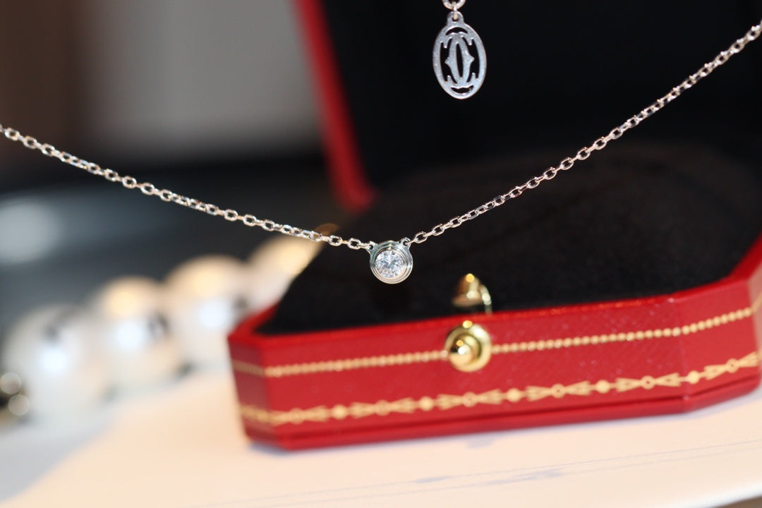 [Auream]DAMOUR DIAMOND NECKLACE