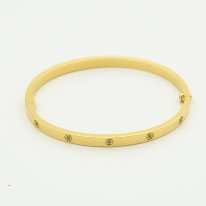 [Auream]LOVE BRACELET 3.65MM 10 DIAMONDS