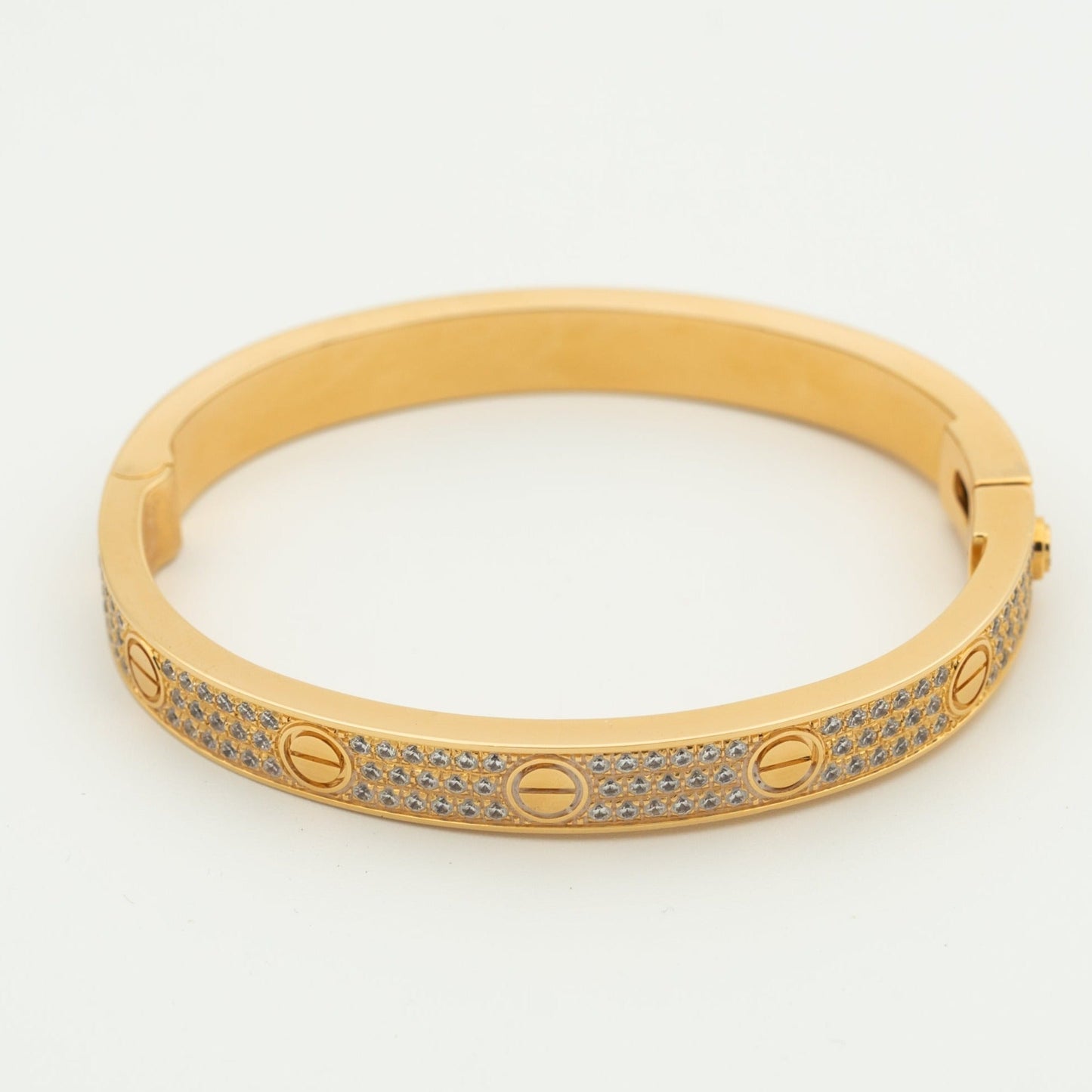 [Auream]LOVE BRACELET 6.1MM DIAMOND-PAVED