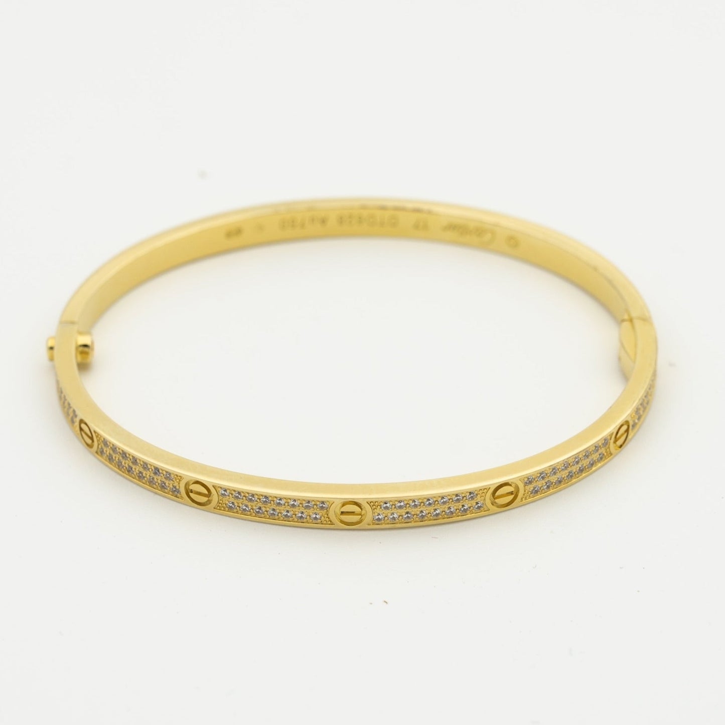 [Auream]LOVE BRACELET 3.65MM DIAMOND-PAVED