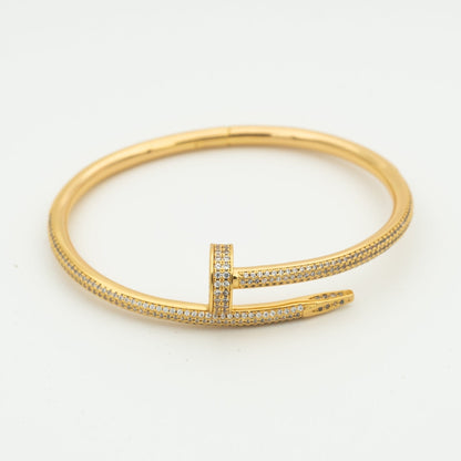 [Auream]JUSTE BRACELET 3.5MM ALL DIAMONDS
