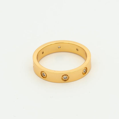 [Auream]LOVE RING 3.6MM 8 DIAMONDS