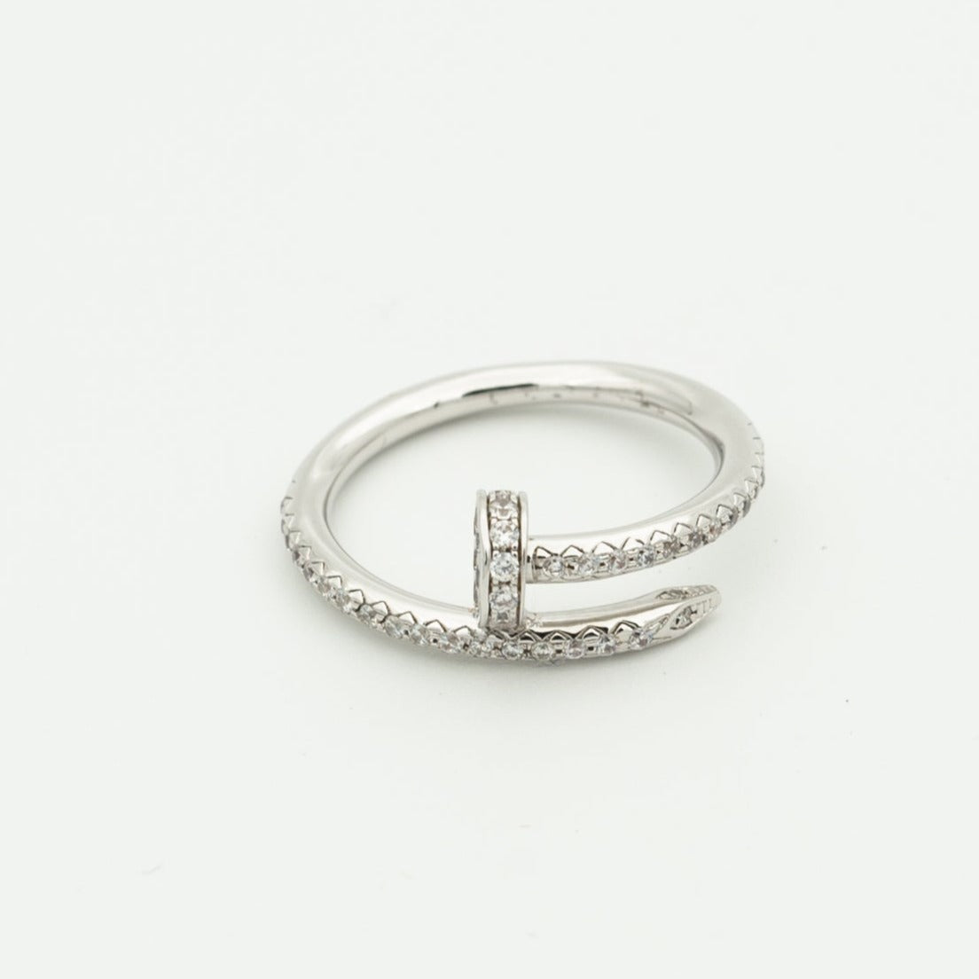 [Auream]JUSTE RING 1.8MM SILVER DIAMONDS