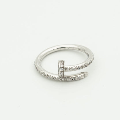 [Auream]JUSTE RING 1.8MM SILVER DIAMONDS