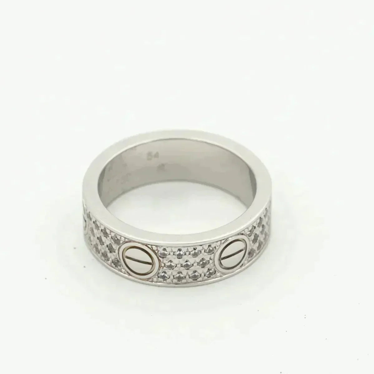 [Auream]LOVE RING 5.5MM DIAMONDS PAVED