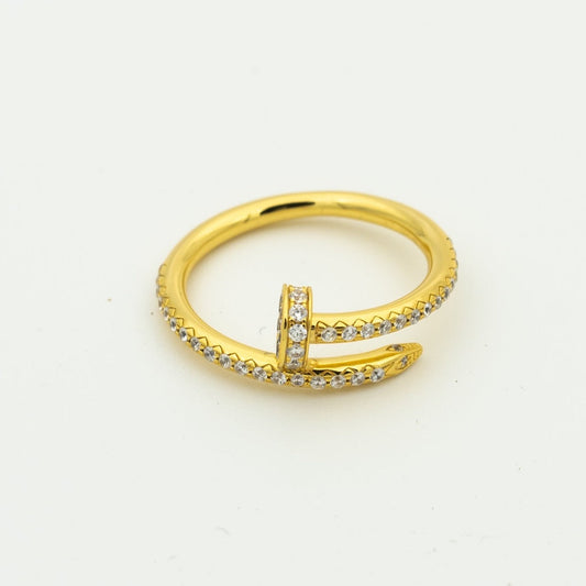 [Auream]JUSTE RING 1.8MM GOLD DIAMONDS