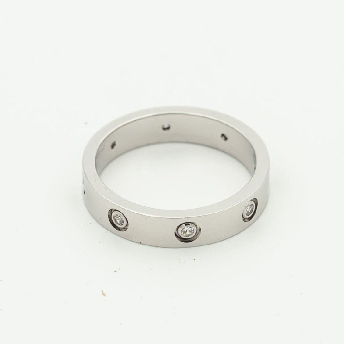 [Auream]LOVE RING 3.6MM 8 DIAMONDS