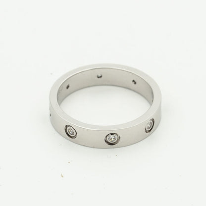 [Auream]LOVE RING 3.6MM 8 DIAMONDS