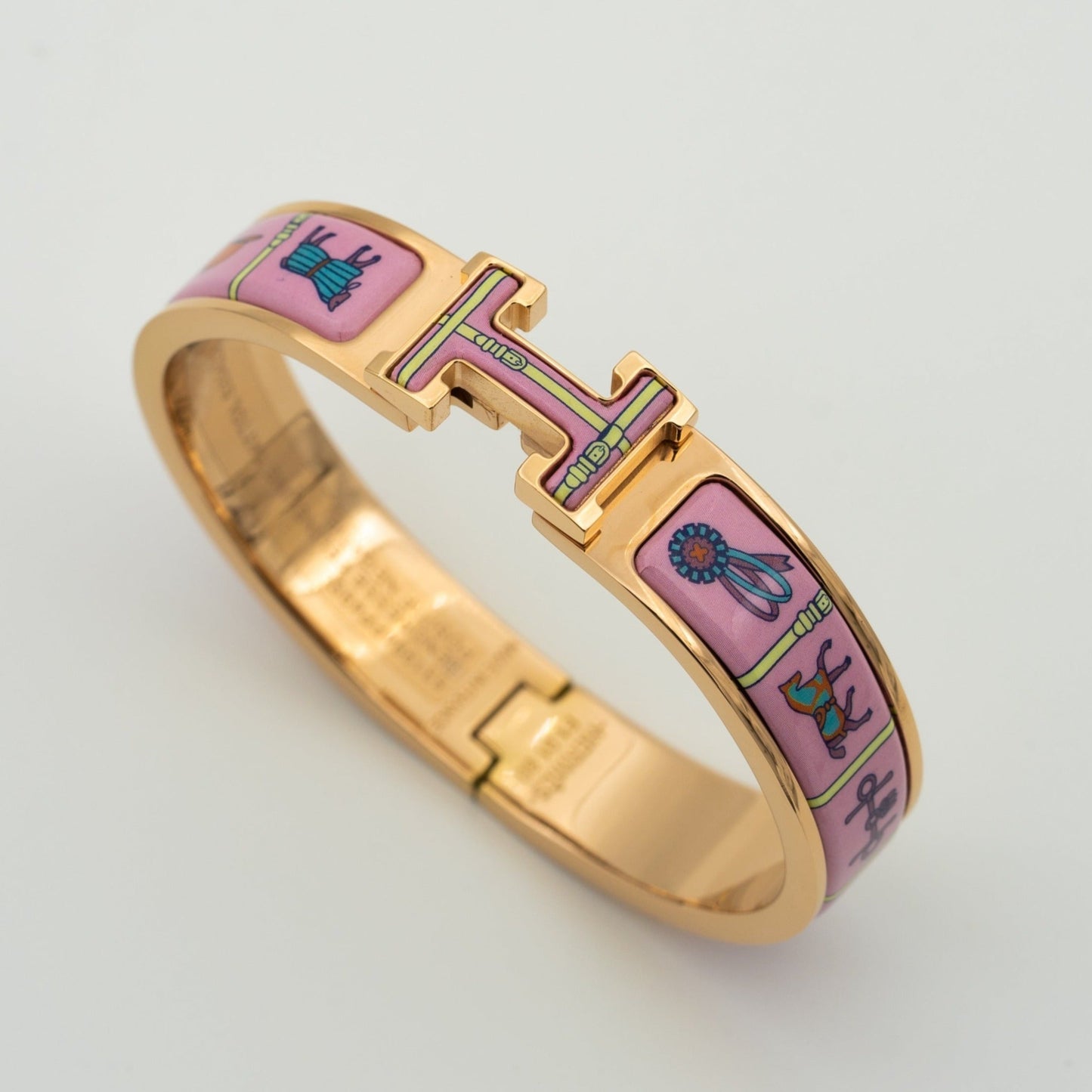 [Auream]H PINK GOLD BRACELET PINK CERAMIC