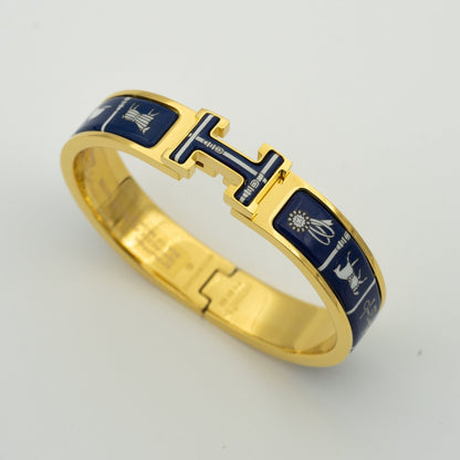 [Auream]H BRACELET BLUE CERAMIC