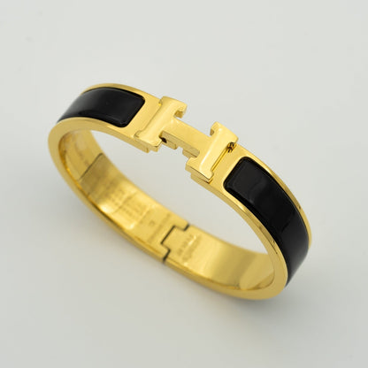 [Auream]H BLACK BRACELET