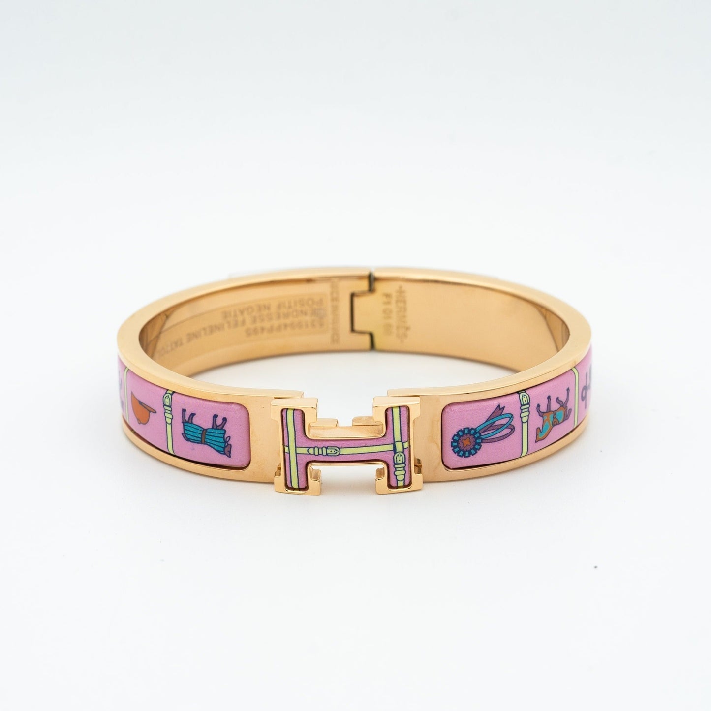 [Auream]H PINK GOLD BRACELET PINK CERAMIC