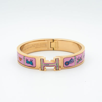 [Auream]H PINK GOLD BRACELET PINK CERAMIC