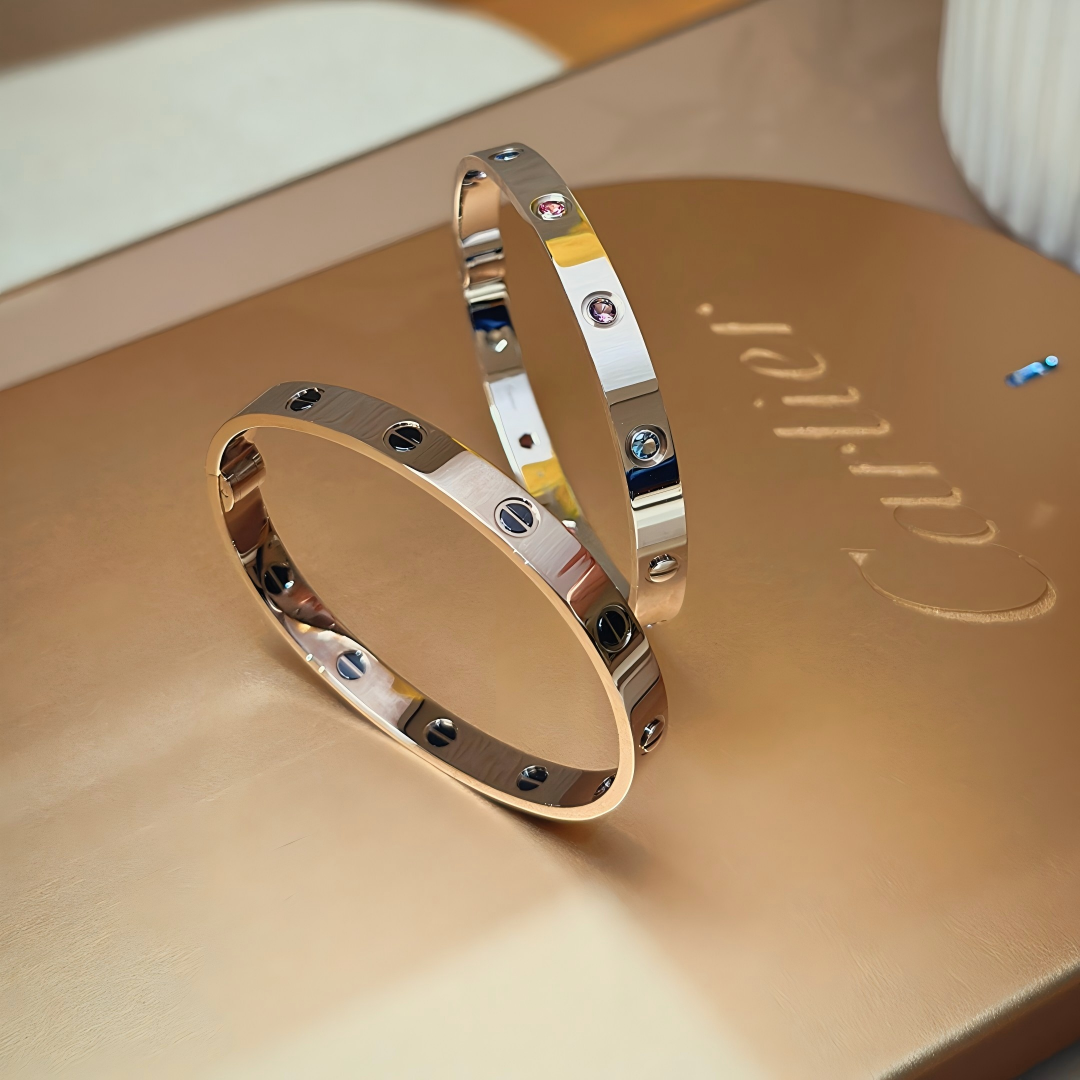 [Auream] 2026 RAINBOW LOVE BRACELET 6.1MM  10 DIAMONDS