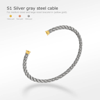 [Auream]FORCE SERIES BRACELET CABLES 50 CHOICES (DIY SELECTION)