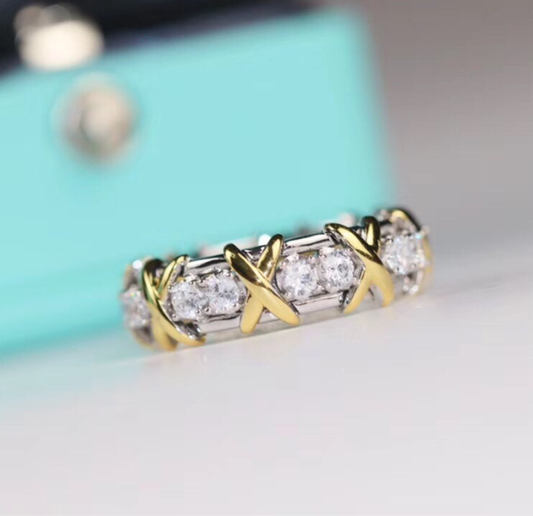 [Auream jewelrys]Classic Gold Diamond Ring