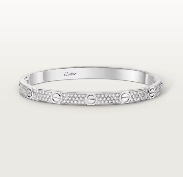 [Auream]NEW-LOVE-4.8MM-Width Diamond-Studded Bracelet