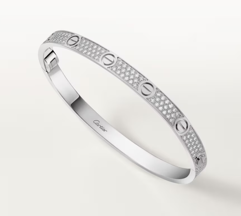 [Auream]NEW-LOVE-4.8MM-Width Diamond-Studded Bracelet