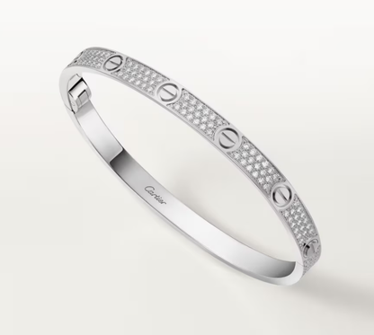 [Auream]NEW-LOVE-4.8MM-Width Diamond-Studded Bracelet